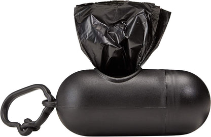 Dog Poop/Waste Bags with Dispenser and Leash Clip, Unscented, 300 Bags (20 Packs of 15 Bags)